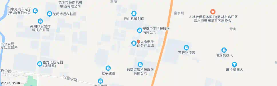 芜湖清水产业园_公交站地图_芜湖公交_妙搜公交查询2025