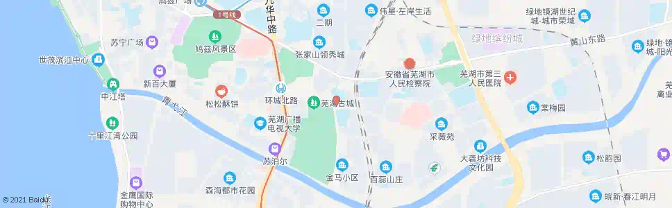 芜湖职业教育中心_公交站地图_芜湖公交_妙搜公交查询2025