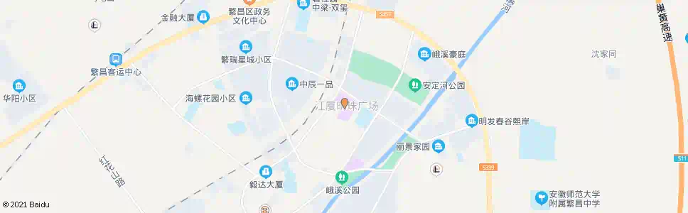 芜湖江厦明珠广场_公交站地图_芜湖公交_妙搜公交查询2025