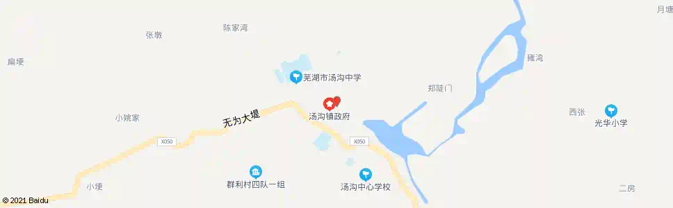 芜湖汤沟镇政府_公交站地图_芜湖公交_妙搜公交查询2025