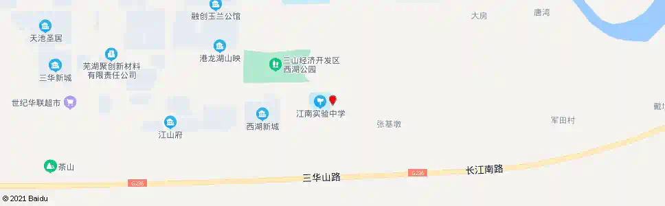 芜湖江南实验中学_公交站地图_芜湖公交_妙搜公交查询2025