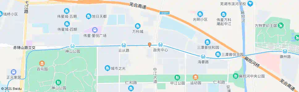 芜湖赤铸山中路_公交站地图_芜湖公交_妙搜公交查询2025