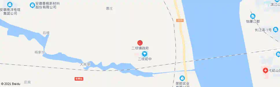 芜湖二坝镇政府_公交站地图_芜湖公交_妙搜公交查询2025