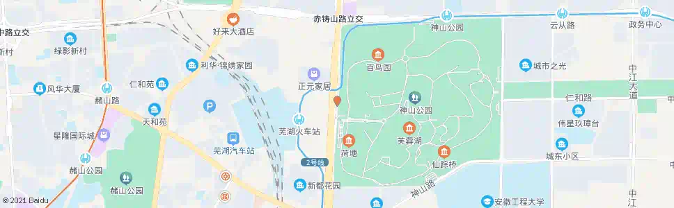 芜湖烈士陵园_公交站地图_芜湖公交_妙搜公交查询2025