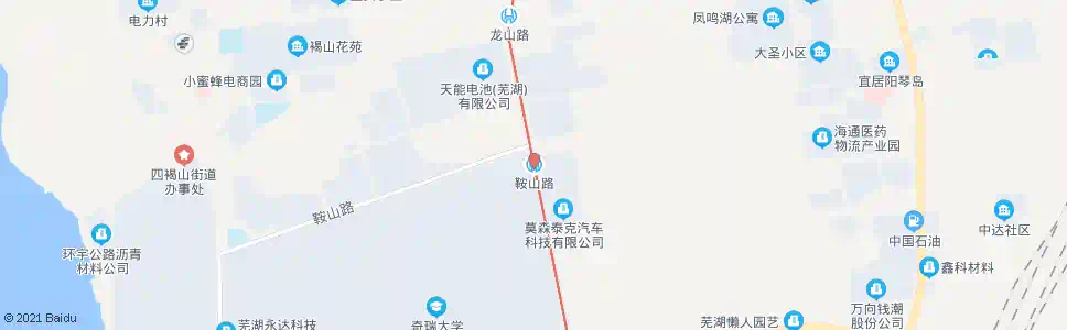 芜湖鞍山路_公交站地图_芜湖公交_妙搜公交查询2025