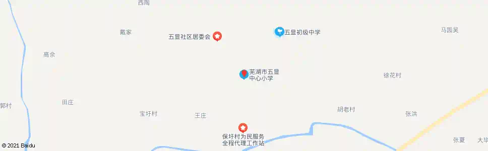 芜湖五显中心小学_公交站地图_芜湖公交_妙搜公交查询2025