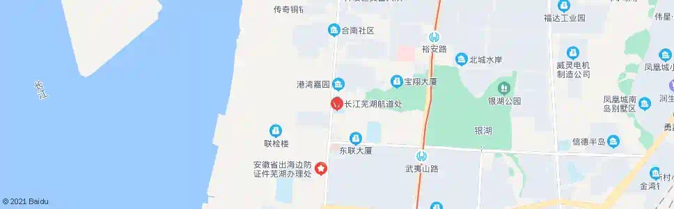 芜湖长江北路1号站_公交站地图_芜湖公交_妙搜公交查询2025