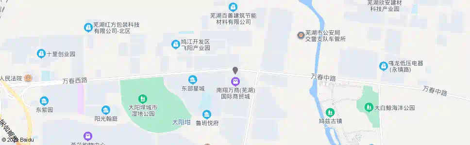 芜湖南翔万商_公交站地图_芜湖公交_妙搜公交查询2025