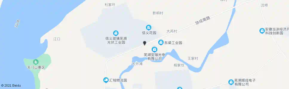 芜湖信义特种玻璃中门_公交站地图_芜湖公交_妙搜公交查询2025