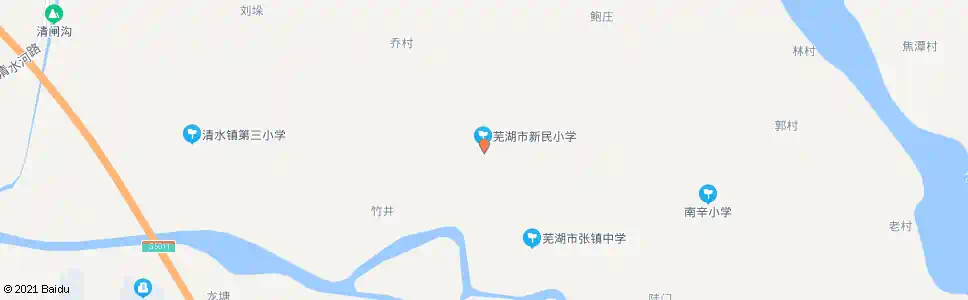 芜湖新民_公交站地图_芜湖公交_妙搜公交查询2025