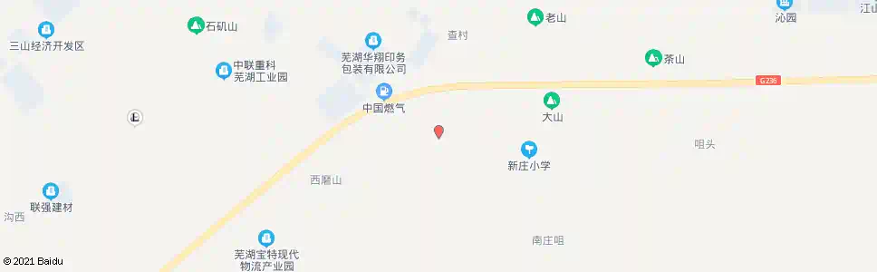 芜湖新庄村委会_公交站地图_芜湖公交_妙搜公交查询2025