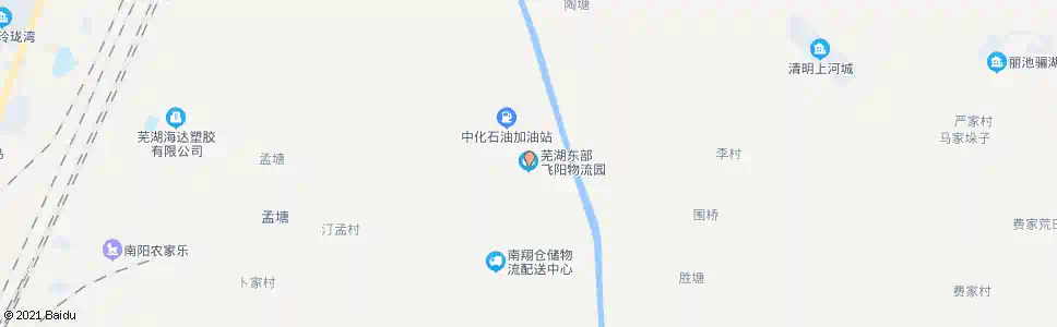 芜湖东部飞阳物流园_公交站地图_芜湖公交_妙搜公交查询2025