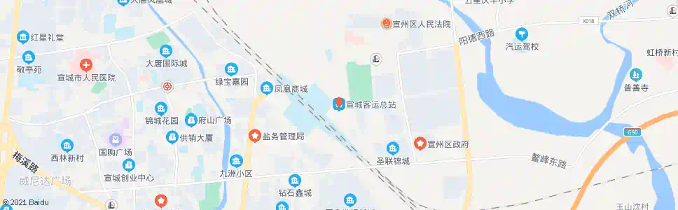 宣城汽车站_公交站地图_宣城公交_妙搜公交查询2025