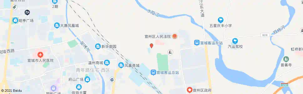 宣城三里桥_公交站地图_宣城公交_妙搜公交查询2025