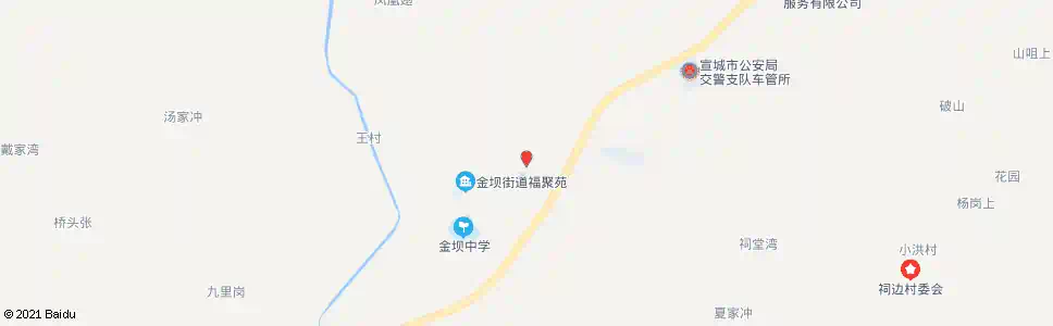 宣城金坝派出所_公交站地图_宣城公交_妙搜公交查询2025