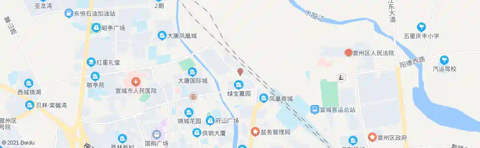 宣城临时市场南站_公交站地图_宣城公交_妙搜公交查询2025