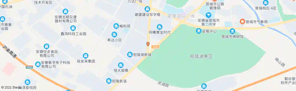 宣城昭亭南路路口_公交站地图_宣城公交_妙搜公交查询2025