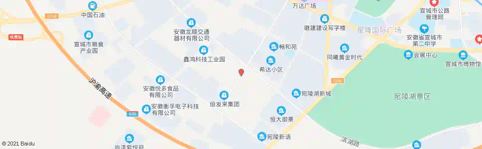 宣城徽铝铝业_公交站地图_宣城公交_妙搜公交查询2025