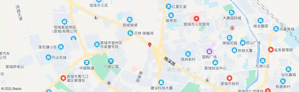 宣城方家冲_公交站地图_宣城公交_妙搜公交查询2025