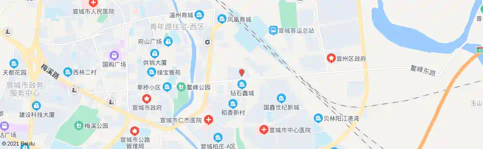 宣城瑞达酒店_公交站地图_宣城公交_妙搜公交查询2025
