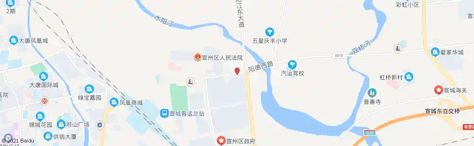 宣城东溪桥西_公交站地图_宣城公交_妙搜公交查询2025