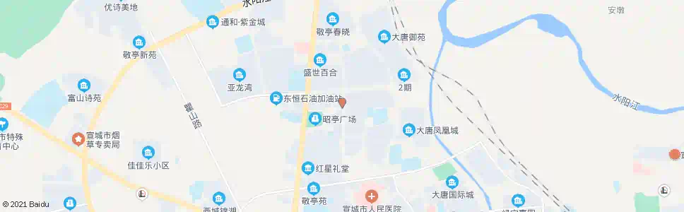 宣城农行_公交站地图_宣城公交_妙搜公交查询2025