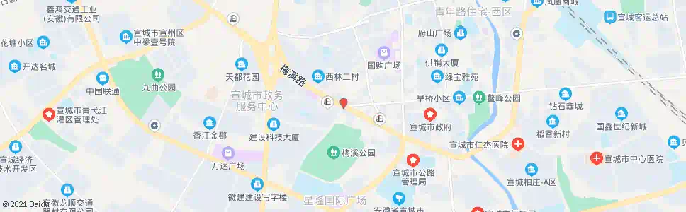 宣城梅园新村路口_公交站地图_宣城公交_妙搜公交查询2025