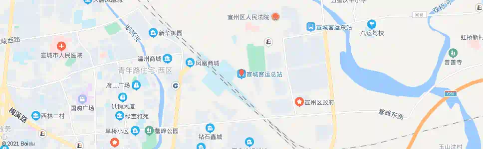 宣城新车站_公交站地图_宣城公交_妙搜公交查询2025