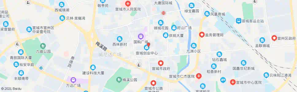 宣城状元山庄_公交站地图_宣城公交_妙搜公交查询2025