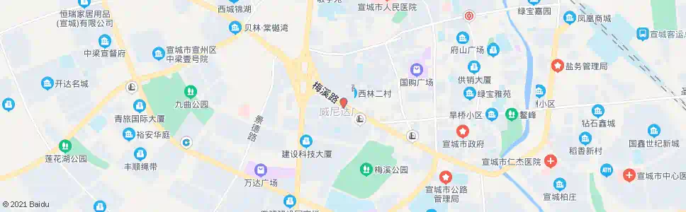 宣城威尼达广场_公交站地图_宣城公交_妙搜公交查询2025