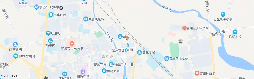 宣城临时市场北站_公交站地图_宣城公交_妙搜公交查询2025