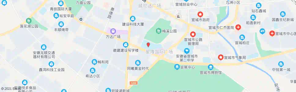 宣城十二中_公交站地图_宣城公交_妙搜公交查询2025