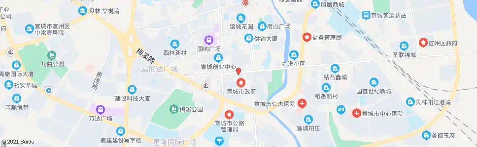 宣城罗溪山边_公交站地图_宣城公交_妙搜公交查询2025