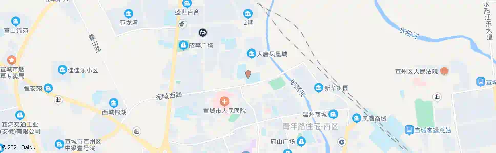 宣城三中_公交站地图_宣城公交_妙搜公交查询2025
