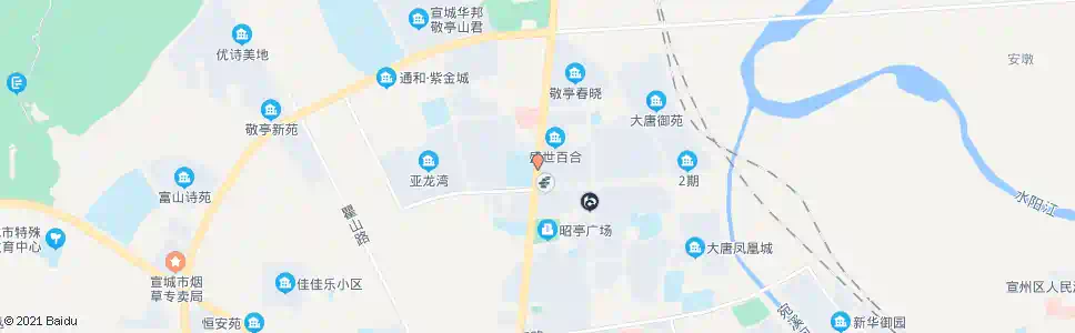 宣城盛宇湖畔_公交站地图_宣城公交_妙搜公交查询2025