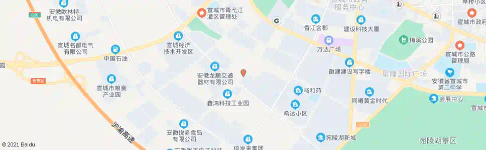 宣城鸿越大道路口_公交站地图_宣城公交_妙搜公交查询2025