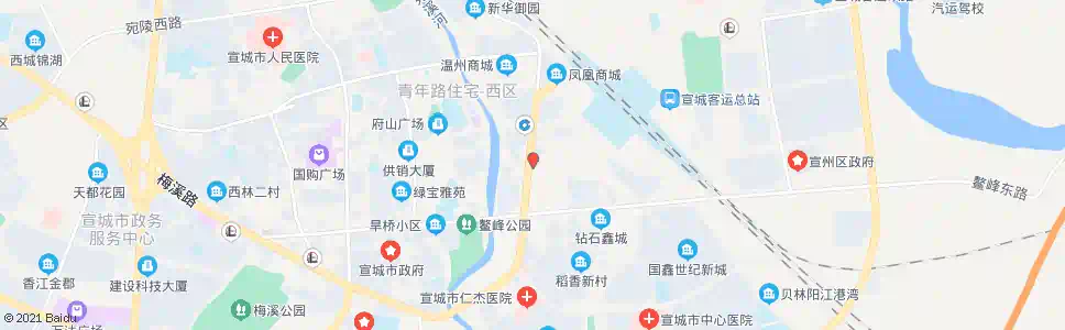宣城九洲水果市场_公交站地图_宣城公交_妙搜公交查询2025