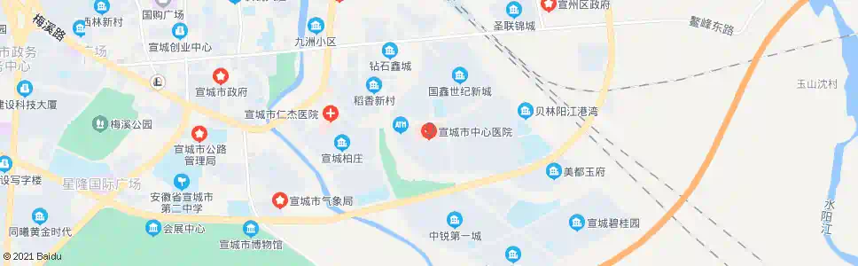 宣城市医院_公交站地图_宣城公交_妙搜公交查询2025