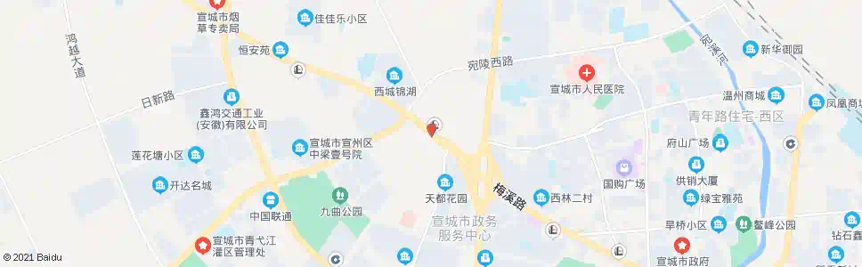 宣城电力新村_公交站地图_宣城公交_妙搜公交查询2025