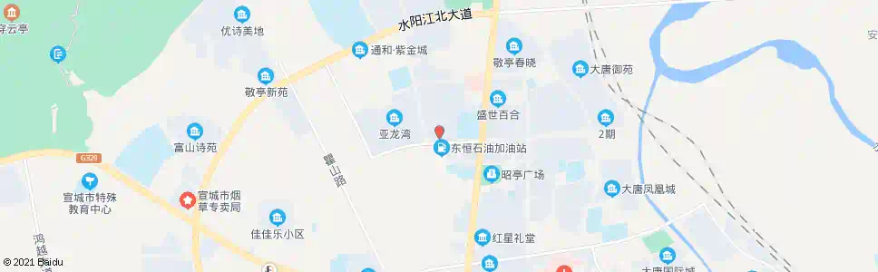 宣城花园村委会_公交站地图_宣城公交_妙搜公交查询2025