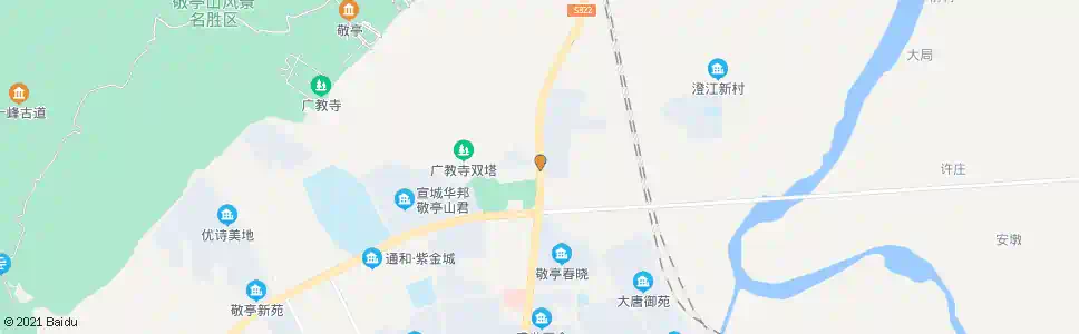 宣城敬亭山东大门_公交站地图_宣城公交_妙搜公交查询2025