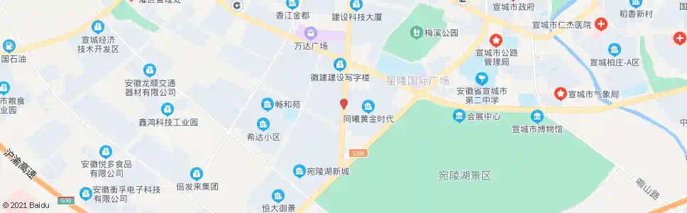 宣城后冲村_公交站地图_宣城公交_妙搜公交查询2025