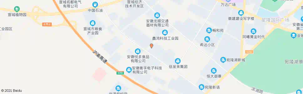 宣城贝特工业园_公交站地图_宣城公交_妙搜公交查询2025