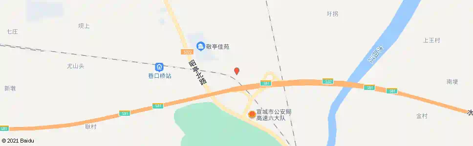 宣城巷口桥村委会_公交站地图_宣城公交_妙搜公交查询2025