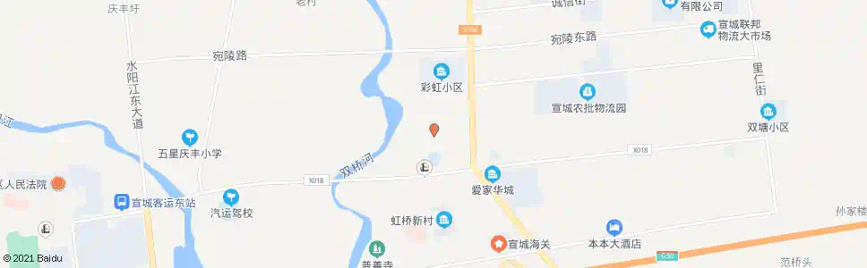 宣城第二职高_公交站地图_宣城公交_妙搜公交查询2025