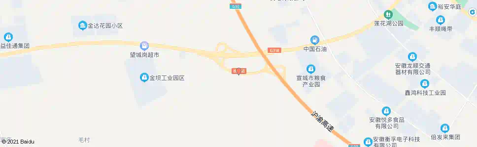 宣城高速西入口_公交站地图_宣城公交_妙搜公交查询2025