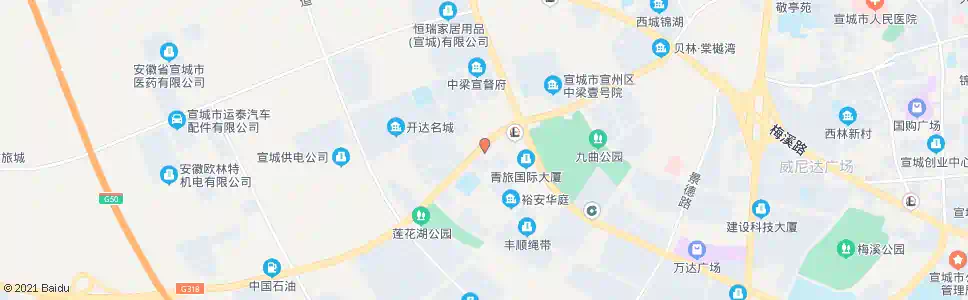 宣城汽车检测站_公交站地图_宣城公交_妙搜公交查询2025