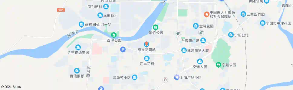 宣城绿宝花园_公交站地图_宣城公交_妙搜公交查询2025