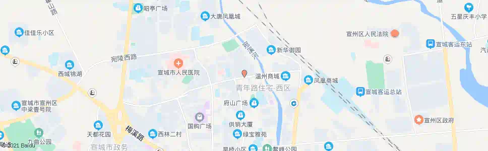 宣城开园小区_公交站地图_宣城公交_妙搜公交查询2025