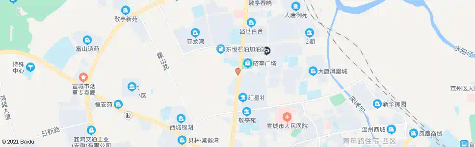 宣城花园村_公交站地图_宣城公交_妙搜公交查询2025